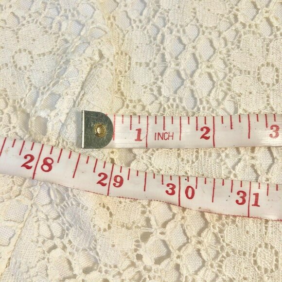 Vintage White Lace Maxi Dress Pink Velvet Waist Cap Sleeves Elegant Formal Wear - Picture 12 of 12